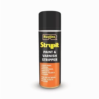 Средство для снятия верхнего слоя краски и лака аэрозоль - Rustins Strypit aerosol 500мл 1827 фото