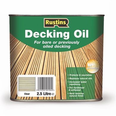 Масло для террас (Бесцветный) - Decking Oil Clear 2,5 л. 1062 фото