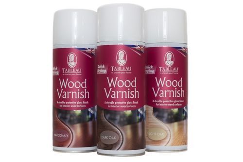 Лак для дерева Tableau Wood Varnish Аэрозоль Light Oak 1434 фото